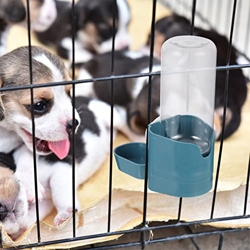  2pcs Automatic Guinea Bunny Supplies Animal Bowl Hanging Gravity Dogs Hedgehog Bottle Chinchilla Pet Ferret Dog Pets Cats Rabbit Hamster Suspended Food Water Small Cat Cage
