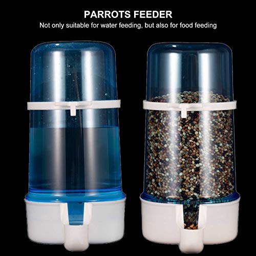  5Pcs 415ml Automatic Feeder,Pet Dry Food Dispenser,Small Pet Feeder For Birds Parrots