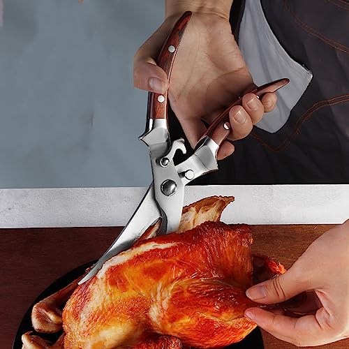  Stainless Steel Chicken Bone Shear, Steel Handle, Kitchen Shear, Chicken, Goose, Fish Clipper, All-steel Shear, Chicken Clipper, Food Clipper