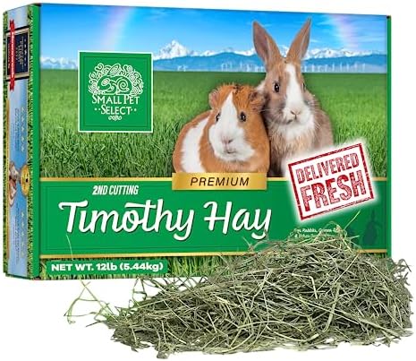  Small Pet Select 2nd Cutting Perfect Blend Timothy Hay Pet Food For Rabbits, Guinea Pigs, Chinchillas And Other Small Animals, Premium Natural Hay Grown In The US, 10 LB