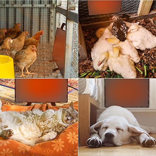  Coop Heater With Thermostat Pet Warmer Heater Pet Heater For Dog Cat Chicken Coop Heater 140 Watt Compact Heating Panel Heater