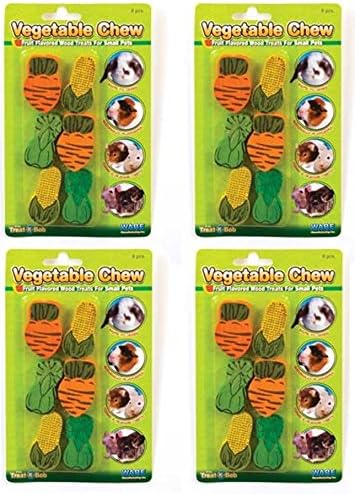  Ware Manufacturing Wood Vegetable Small Pet Chews (4 Pack)