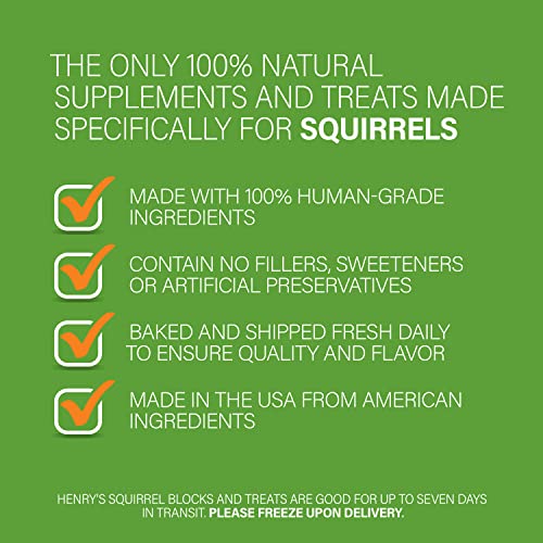  Henry’s Wild Bites – Nutritionally Complete Food For Squirrels, Flying Squirrels, And Chipmunks, 18 Ounces