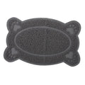  Silicone Desk Mat Non Skid Rug Cat Litter Rug 2pcs Cat Face Shaped Mat Silicone Table Mats Cat Matts For Litter Dog Feeding Tablemat Carpet Trash Can Pet Mat Pet Supplies Grey Cute