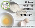  Fresh Eggs Daily Brewer's Yeast With Garlic Powder And Niacin For Ducks Feed Supplement Vitamins For Backyard Chickens 1LB