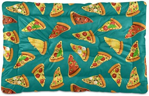  Food Pizza Dog Bed Cat Bed Soft Comfortable Pet Bed Non-Slip Calming Kennel Pad For Small Medium Large Dogs Cats 2116472