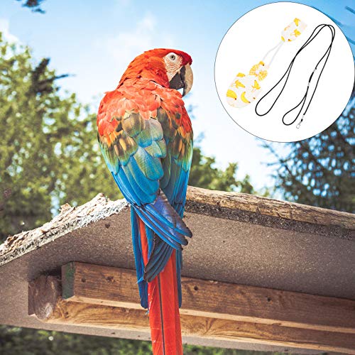  Mipcase Bird Diaper Conure Conure Flight Suit Birds Diaper Flight Cockatiel Flight Suit Parrot Flight Suit Bird Flying Harness Suit With Leash Pet Parrot Costume Conure Flight Suit