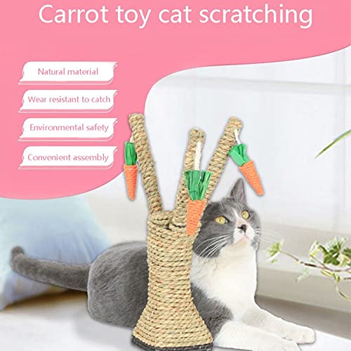  JYDQM Vertical Cats Scratching Board Cats Scratching Post Scratch Resistant Cats Tree Cats Climbing Frame Cats Toy Pet (Color : A, Size : One Size)