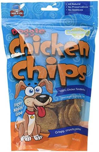  All Natural Chicken Chips- Dog Treats (Small- 4 Oz. Bag)