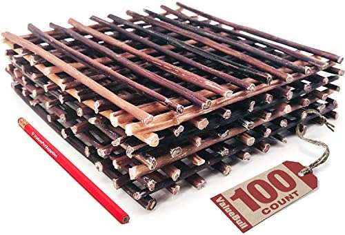  ValueBull Bully Sticks For Small Dogs, Extra Thin 12 Inch, 10 Count - All Natural Dog Treats, 100% Beef Pizzles, Single Ingredient Rawhide Alternative