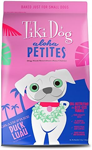  Tiki Dog Born Carnivore For Dogs, Savory Chicken, Peas & Lentils Recipe, Grain Free Baked Kibble For Maximum Nutrition, For Adult Dogs And All Size Breed Dogs, 3.5 Lbs Bag
