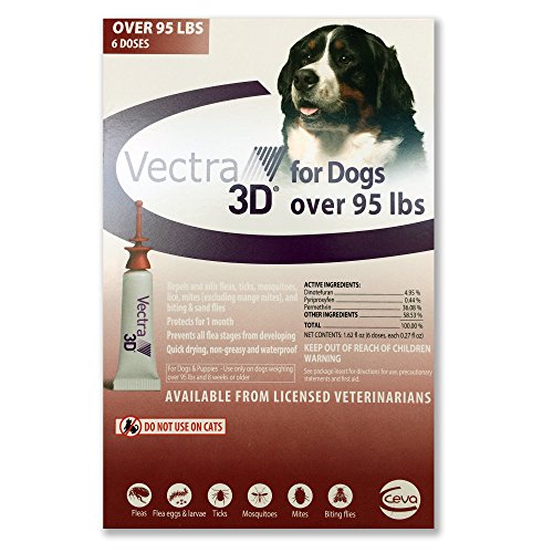  Vectra 3D For Dogs Over 95 LBS 6-Dose