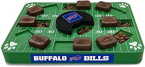  Pets First NFL Miami Dolphins Puzzle Toy, Puzzle Treat Dog Toy, Interactive Dog Treat Toy, Dog Puzzle