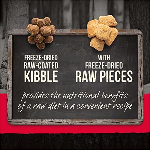  Merrick Backcountry Raw Infused Grain Free & With Healthy Grains Dry Dog Food,Great Plains Red Meat,4 Pound, 37074