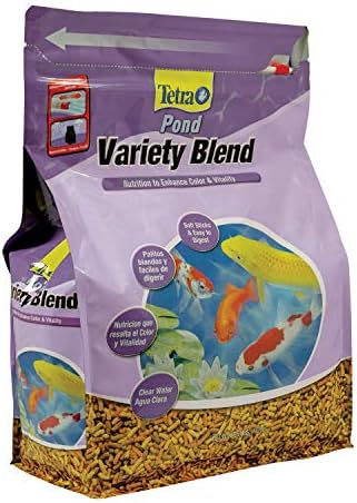  TetraPond Variety Blend, Pond Fish Food, For Goldfish And Koi Yellow 2.25 Pound (Pack Of 1)