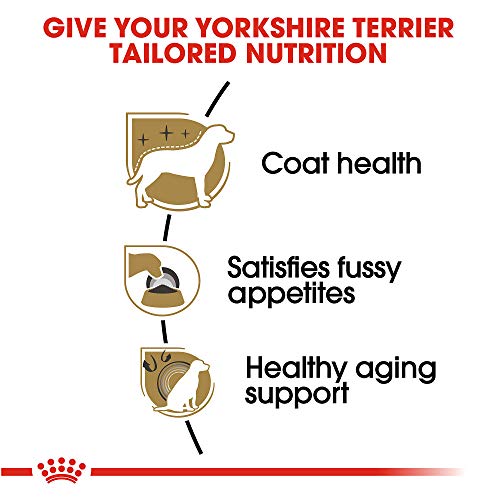  Royal Canin Yorkshire Terrier Adult Dry Dog Food, 2.5 Lb Bag