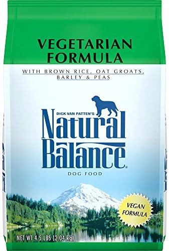  Natural Balance Limited Ingredient Adult Dry Dog Food With Vegan Plant Based Protein And Healthy Grains, Vegetarian Recipe, 12 Pound (Pack Of 1)