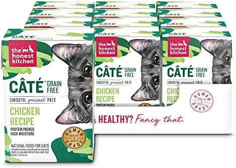  The Honest Kitchen Câté™ Grain Free Turkey Pâté Wet Cat Food, 5.5 Oz (Pack Of 12)