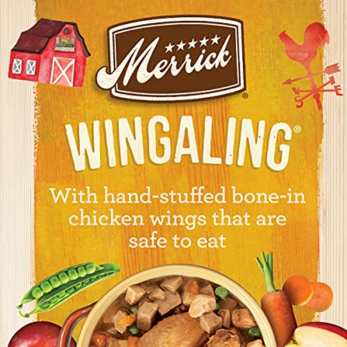  Merrick Grain Free Wet Dog Food Wingaling - (12) 12.7 Oz. Cans (Adult Favorites)