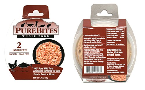  PureBites Mixer Wet Cat Food Variety Pack, 5 Flavors, 1.76 Ounces Each, 50g, (10 Total Mixers)