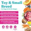  Solid Gold Mighty Mini Small Breed Dog Food - Dry Dog Food For Any Toy Breed - For Gut Health & Sensitive Stomach Support - Digestive Probiotics For Dogs - Grain & Gluten Free Recipe