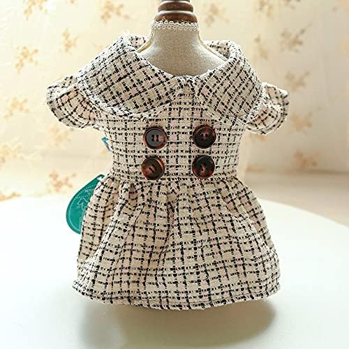  Sweet Print Pet Dog Princess Dress Suitable For Small Dogs Spring And Winter Puppy Dress Yorkie Dress Pet Clothing A1 XL