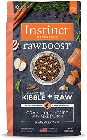  Instinct Raw Boost Grain Free Recipe With Real Beef Natural Dry Dog Food, 4 Lb. Bag