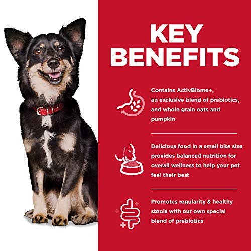  Hill's Science Diet Adult Dry Dog Food, Small Bites, Perfect Digestion, Chicken Recipe, 3.5 Lb. Bag