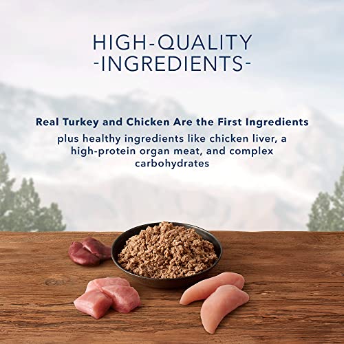  Blue Buffalo Wilderness High Protein, Natural Adult Wet Dog Food, Turkey & Chicken Grill 12.5-oz Cans (Pack Of 12)