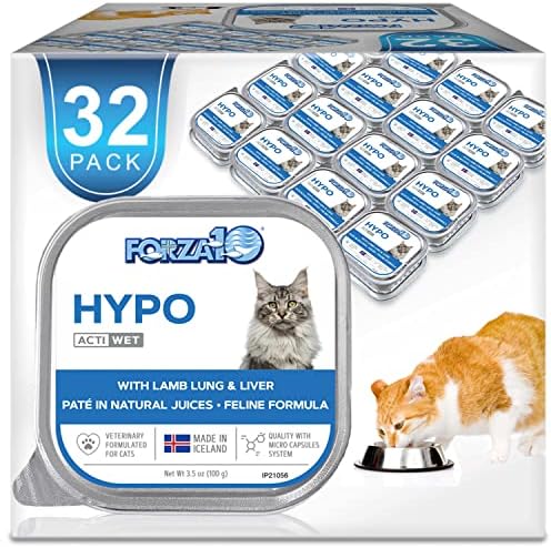  Forza10 Wet Hypoallergenic Cat Food, Fish Flavor Canned Wet Cat Food, For Adult Cats With Allergy And Skin And Coat Conditions, 12 Pack Case Of 3.5 Ounce Each