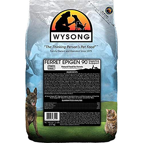  Wysong Ferret Epigen 90 Digestive Support - Dry Ferret Food - 5 Pound Bag