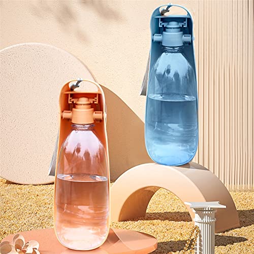  AYENCI Cat Automatic Water, Portable Dog Water Bottle For Small Large Dogs Bowl Outdoor Walking Puppy Pet Travel Water Bottle Cat Drinking Bowl Dog Supplies (Color : Orange)