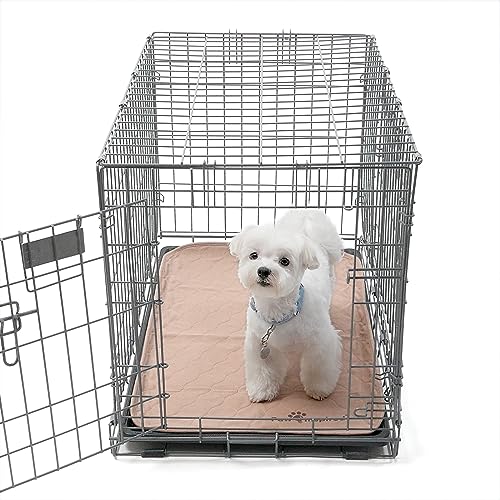  Paw Inspired Washable Pee Pads For Dogs: Crate Series | For Use With 30" Kennels | Reusable, Waterproof Pet Pads For Puppy Training, Whelping, Senior Dogs With Incontinence, And More (29x18, (2 Pack))