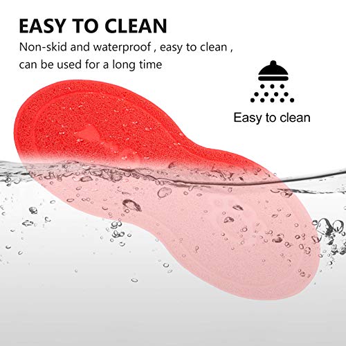  Dogman Toys 2 Pcs Washable Cat Litter Mat Anti- Slip Pet Bowl Mats Dog Cat Pet Feeding Pad Water Bowl Placemat Floor Mat For Kitten Pet Dogs Cats Red Light Grey Dog Treat Toy