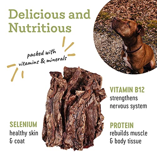  Farm Hounds Dehydrated Beef Lung For Dogs, 100% Natural, Humane Dried Beef Lung Treats For Dogs, Regenerative Agriculture Dog Training Treats & Food From Local Farms For All Dog Breeds & Sizes