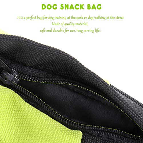  Iplusmile 2pcs Portable Holder With Food Walking Pet Hand Strap Dog, Wrist Carrier Dispenser Dog Purse S Luminescent Walk Dogs Training Coin Bags Reward Treat Snack Pocket Bag Doggie