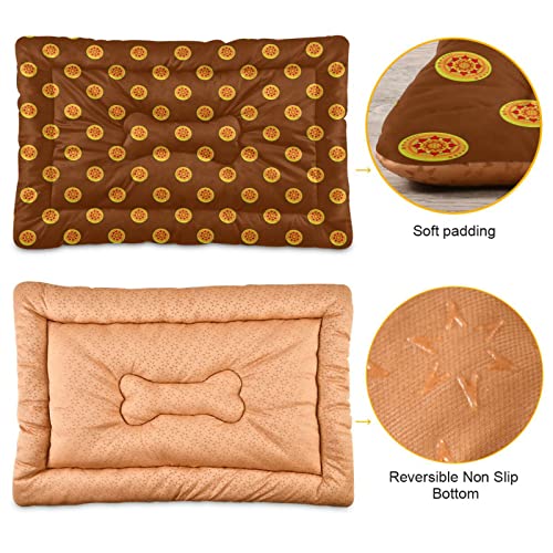  Food Pizza Dog Bed Cat Bed Soft Comfortable Pet Bed Non-Slip Calming Kennel Pad For Small Medium Large Dogs Cats 2116512