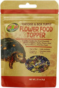 Zoo Med Tortoise & Box Turtle Flower Food Topper 1.4 Oz - Pack Of 2