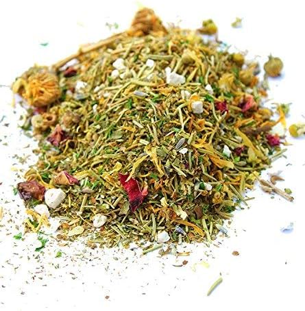  Pampered Chicken Mama Backyard Chicken Nesting Herbs For Great Eggs 10 Oz - All-Natural Backyard Chicken Feed Supplies - Hen Treats For The Best Eggs Ever - High Calcium Supplement For Chickens
