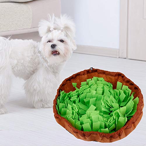  Bicaquu Dog Sniff Mat, Souptoys Training Playing Pet Morder Toy, For Cat Dog Stress Release Feeding Dog Food(Green)