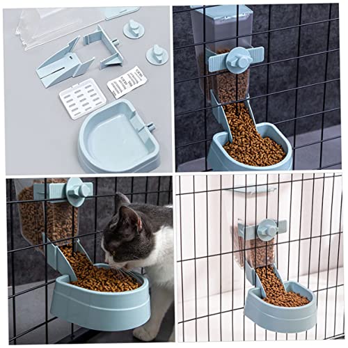  Hamster Accessories Dog Food Dispenser Cat Food Dispenser Automatic Feeder Dog Automatic Feeder Plastic The Cat Sky-Blue Cat Bowl Parakeet Food Automatic Parrot Feeder