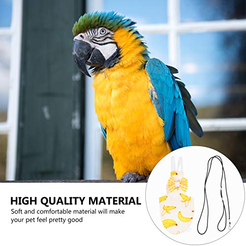  Mipcase Bird Diaper Conure Conure Flight Suit Birds Diaper Flight Cockatiel Flight Suit Parrot Flight Suit Bird Flying Harness Suit With Leash Pet Parrot Costume Conure Flight Suit