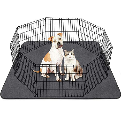  SIWA MARY Reusable Pee Pads For Dogs, 48"x48"/60"x48" Large, Washable Dog Pads With Super Absorbent, Non-Slip, Waterproof, Puppy Potty Whelping Pads Pet Traning Pads For Crate, Kennel, Playpen