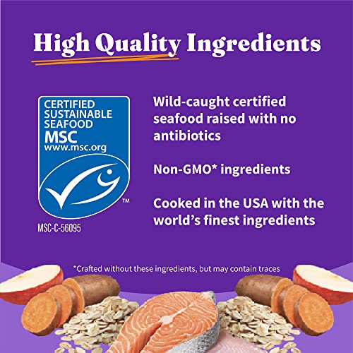  Halo® Holistic Adult Dog Healthy Grains Wild-Caught Salmon & Whitefish Recipe 3.5 Lb