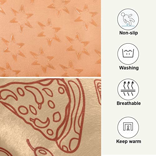  Food Pizza Dog Bed Cat Bed Soft Comfortable Pet Bed Non-Slip Calming Kennel Pad For Small Medium Large Dogs Cats 2116503