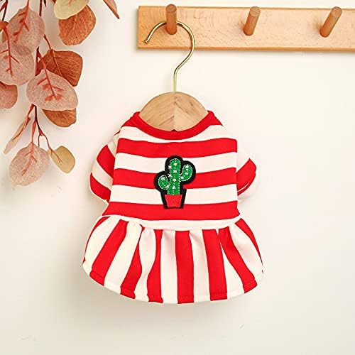  Sweet Print Pet Dog Princess Dress Suitable For Small Dogs Spring And Winter Puppy Dress Yorkie Dress Pet Clothing A1 XL