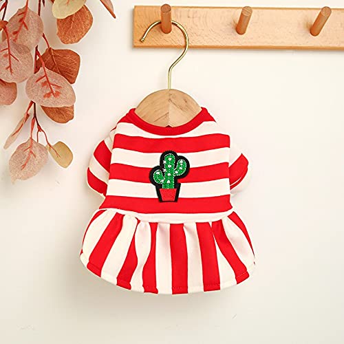  Sweet Print Pet Dog Princess Dress Suitable For Small Dogs Spring And Winter Puppy Dress Yorkie Dress Pet Clothing A1 XL