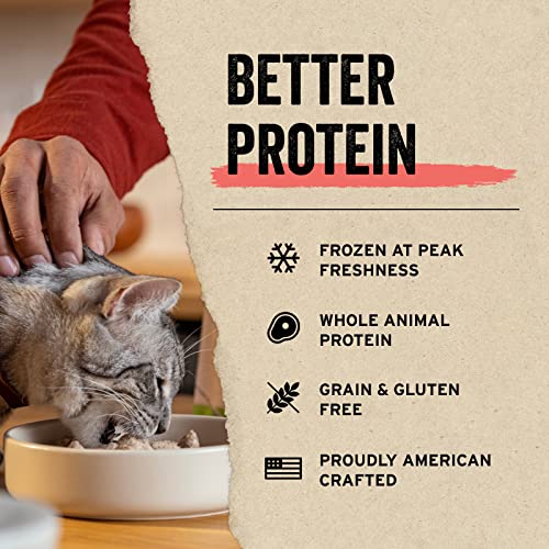  Vital Essentials Freeze Dried Cat Food, Beef & Chicken Mini Nibs 8 Oz