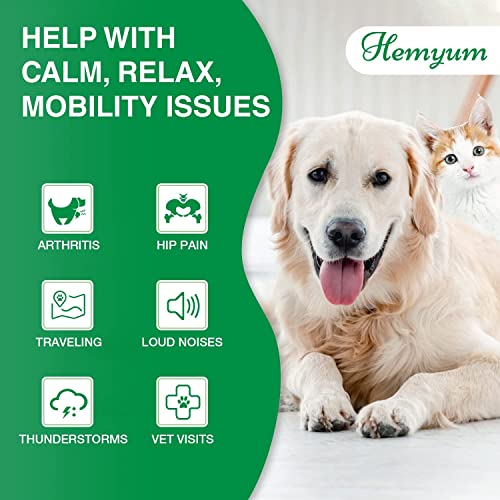  (3-Pack) Hemp Oil For Dogs And Cats, Max Strength Pets Hemp Drops - Anxiety Pain Support Pet Joint, Hip And Skin Health Supplement - Dog Cat Organic Hemp Oils, Non-GMO, Made In USA, Omega Fatty Acids