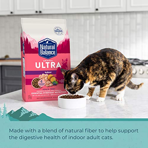  Natural Balance Original Ultra Indoor Chicken & Salmon Meal Cat Food, Dry Food For Indoor Adult Cats, 15-lb. Bag